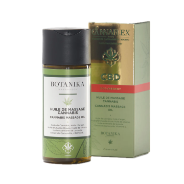 Huile de massage cannabis