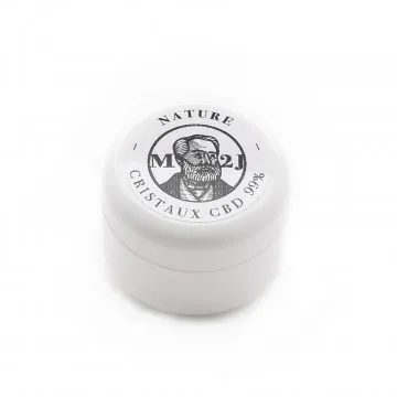 Cristaux de CBD 1000 Mg de chez M2J CBD