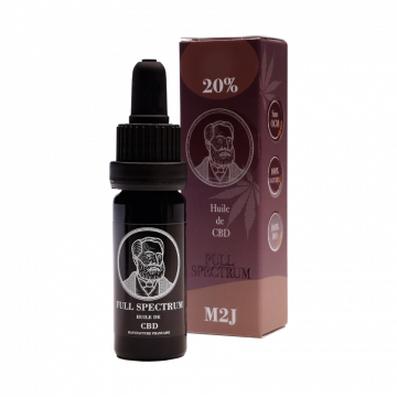 Huile cbd Huile full spectrum 20% M2J CBD