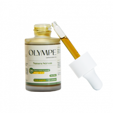 Serum Visage CBD Olympe déballé