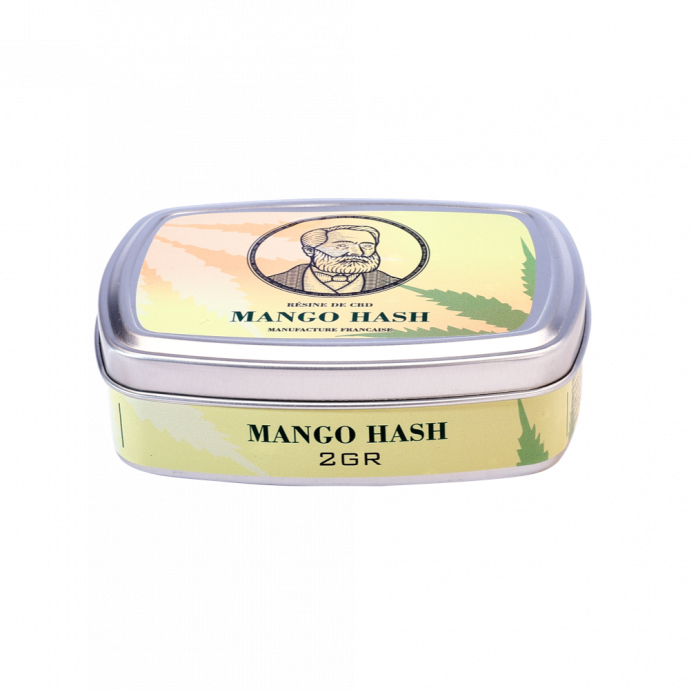 Boite resine cbd mango hash